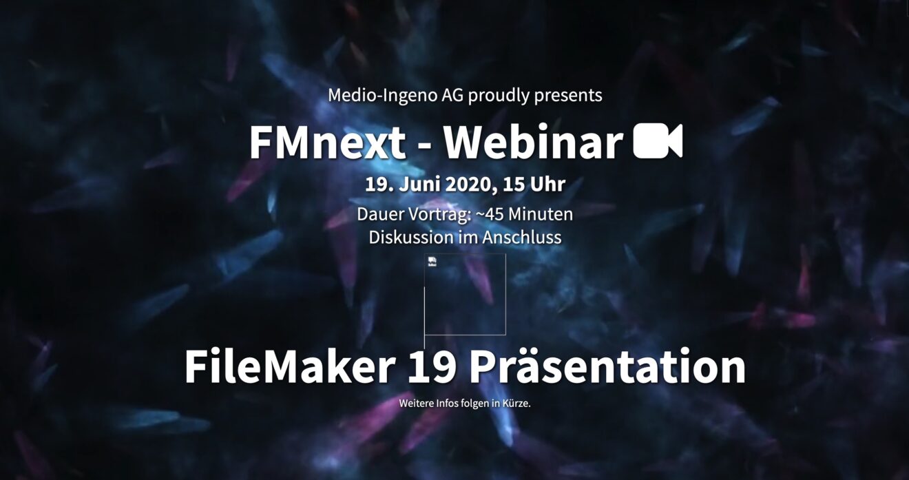 FM Next – Vorstellung von FileMaker 19