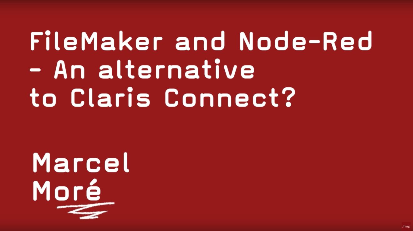 FileMaker und Node-RED im Vergleich zu Claris Connect