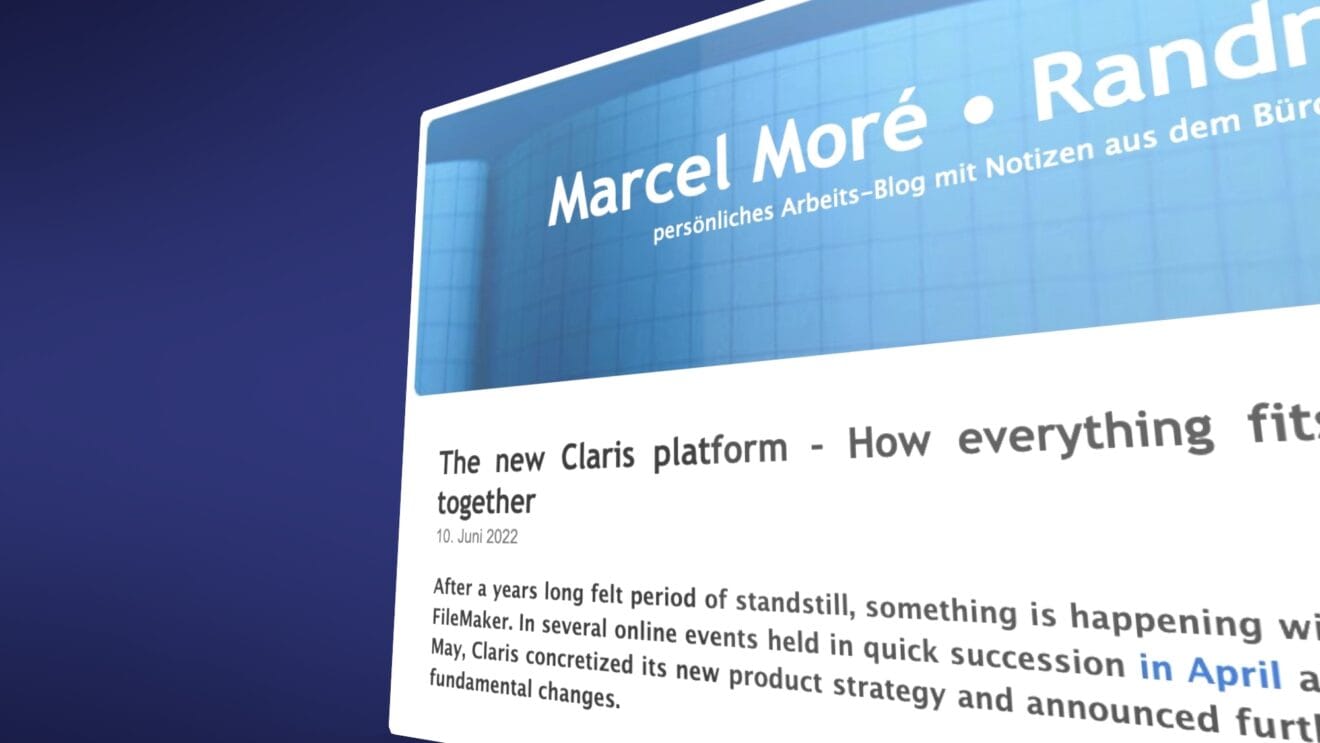 Die neue Claris Plattform